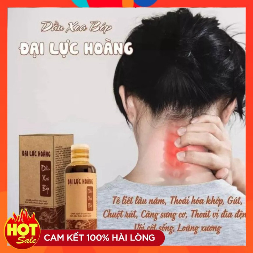 Dầu xoa bóp Đại Lực Hoàng dung tích 120ml- giải pháp hỗ trợ cơ xương khớp