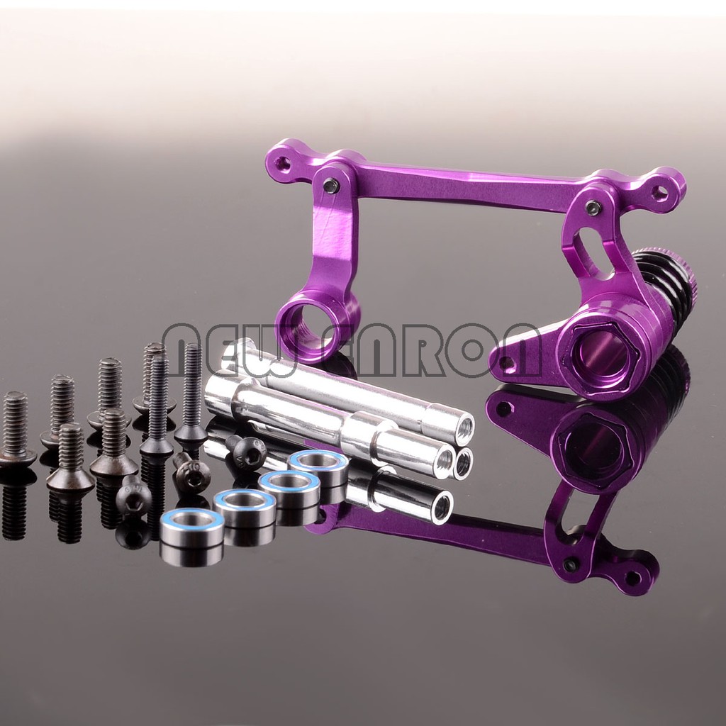 #85058 Hợp kim chỉ đạo Lắp ráp Servo Tiết kiệm bảo vệ W / Bộ vòng bi cho RC Phụ tùng ô tô HPI Savage X 4,6 XL 5SC 4,1 25 SS 4,6 5,9 Flux HP