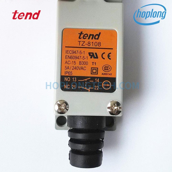 TZ-8108 CÔNG TẮC HÀNH TRÌNH TEND đòn bẩy con lăn có thể điều chỉnh