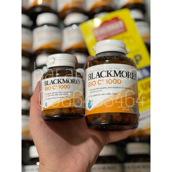 Viên Uống Vitamin C Blackmores Bio C 1000mg [150/62v]