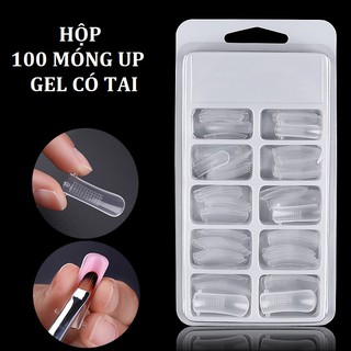 Hộp 100 móng tay up có tai, chia vạch