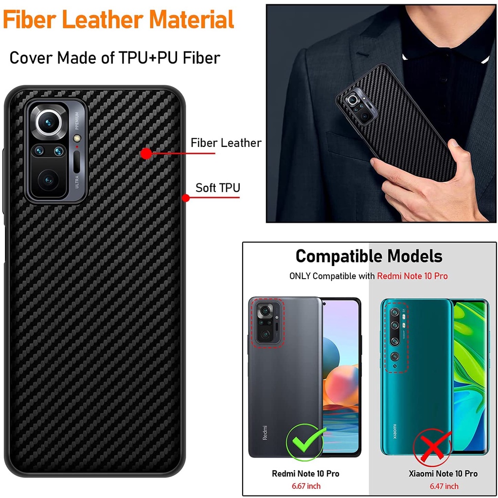 Ốp Điện Thoại TPU Mềm Mỏng Họa Tiết Sợi Carbon Cho Redmi 9T K40 Note 10 10S Poco M3 Pro F3 Xiaomi Mi 10T