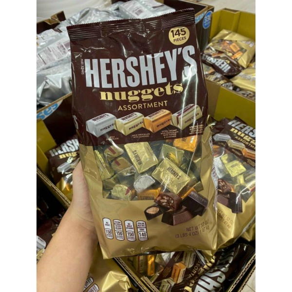 Socola Hershey's Nugget's 145 viên 1,47kg của Mỹ