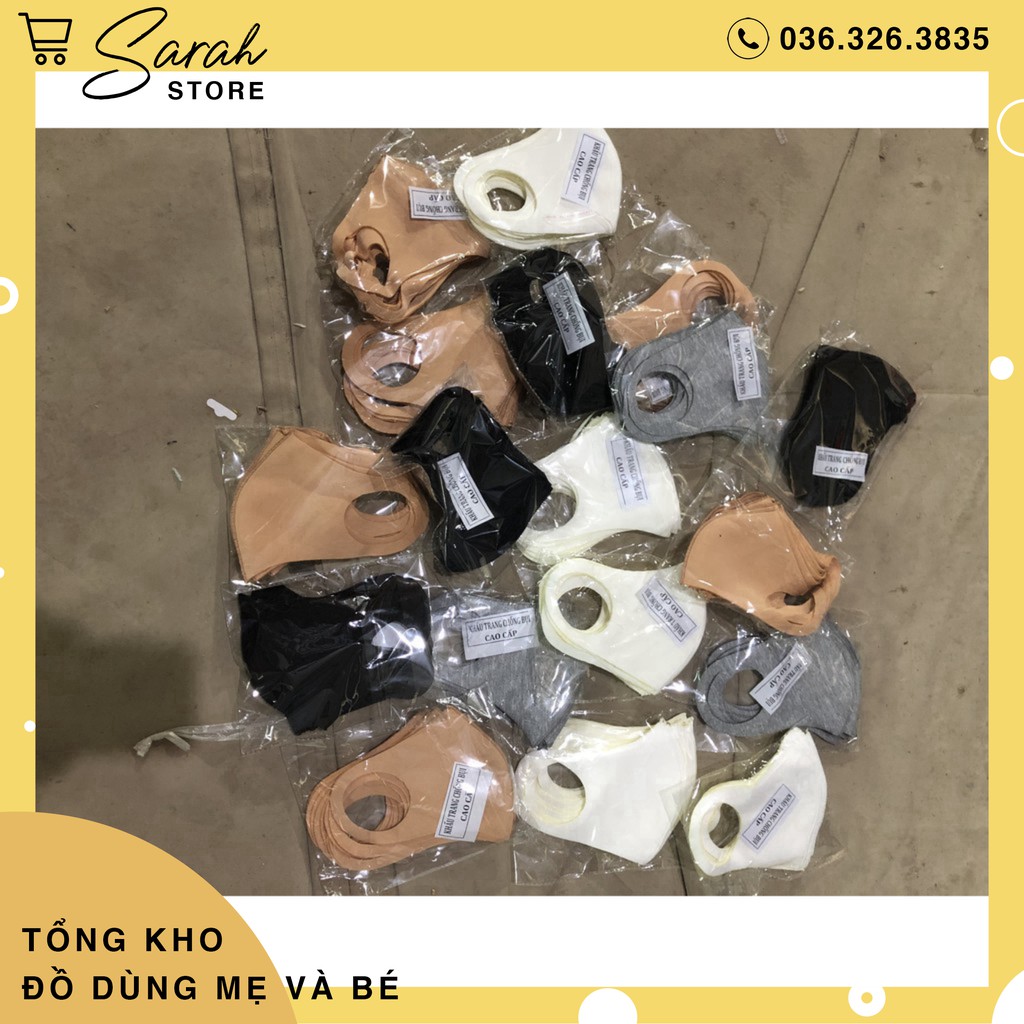 10 chiếc khẩu trang vải poly bảng màu mới MS 2020 | BigBuy360 - bigbuy360.vn