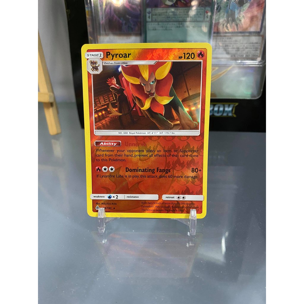 [ Dưa Hấu Yugioh ] Lá bài thẻ bài Pokemon Pyroar