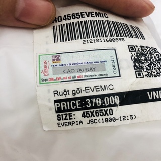 Ruột Gối Everon Micro Cao Cấp Evemic 45x65