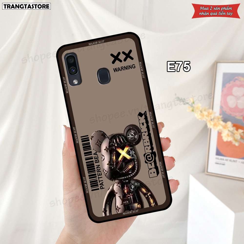 Ốp lưng Samsung A20 - A30 - M20 in hình gấu Bearbrick,Metal Style,Doremon siêu dễ thương chất lượng