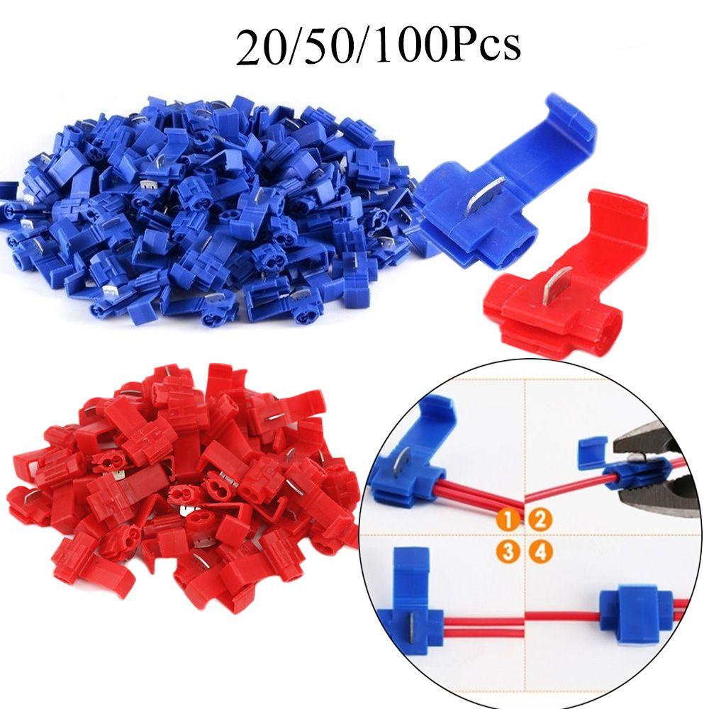 LANSEL Set 20 / 50 / 100 Đầu Nối Dây Điện Nhanh Chóng Tiện Dụng
