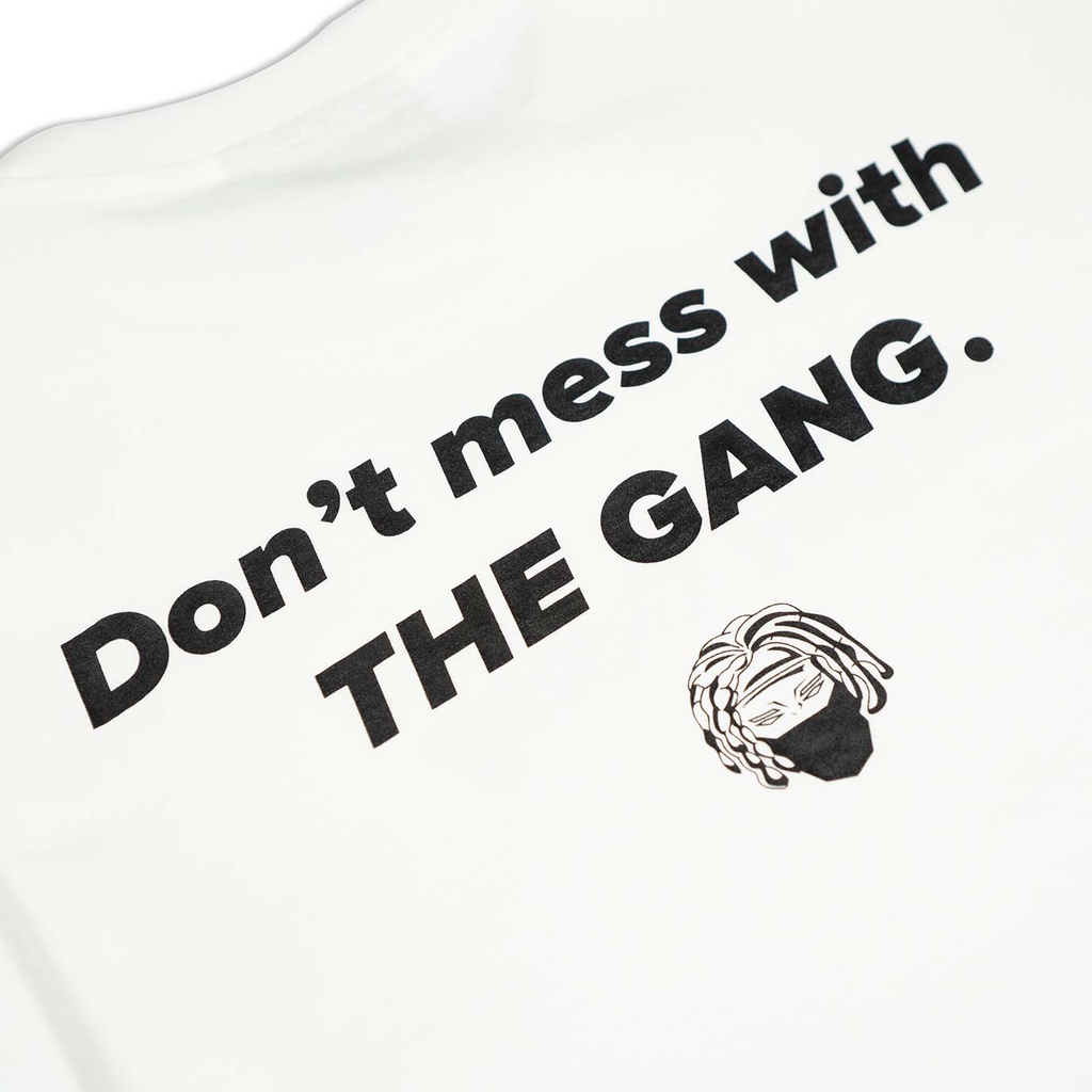 Áo thun Chữ basic - Trắng - Street Gang