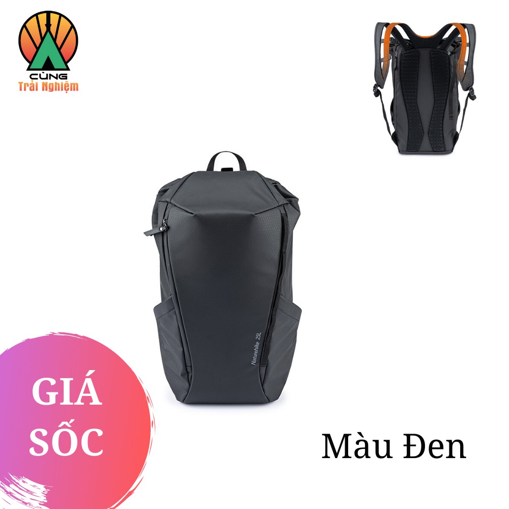 [CHÍNH HÃNG] Balo chống sốc Laptop, Đi làm Đi học Đi chơi Du Lịch Dã Ngoại 25L Naturehike NH20BB001