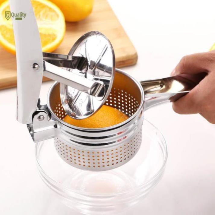 Dụng cụ ép Hoa quả, nghiền khoai tây bằng tay 100% Kim loại chống gỉ cao cấp
