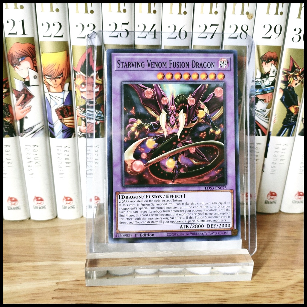 Thẻ bài yugioh chính hãng Starving Venom Fusion Dragon – Common