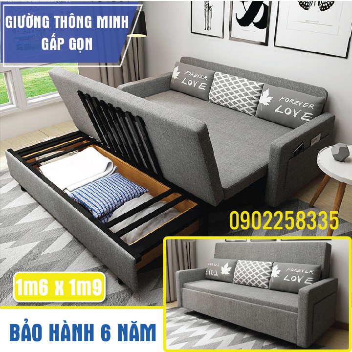 Ghế sofa kiêm giường ngủ được thiết kế đẹp - bền bỉ đáp ứng đa dạng nhu cầu sử dụng