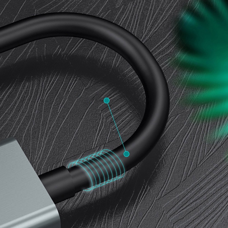 [3C] Giắc Chuyển Đổi Từ USB C Sang Ethernet, USB Type C Sang Ethernet RJ45 LAN