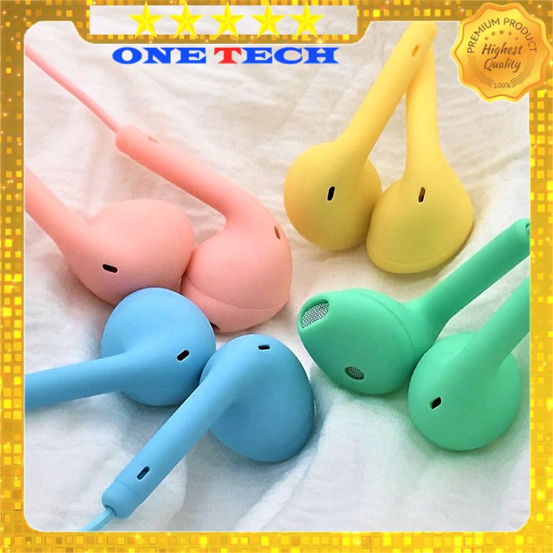 Tai Nghe Có Dây🌹FREESHIP🌹Nhiều Màu Sắc Chuẩn IPHONE SAMSUNG OPPO 1M Siêu Bền BH 12 Tháng