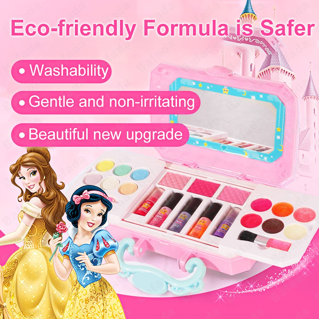 Bộ trang điểm giả vờ công chúa Disney an toàn đã được kiểm nghiệm làm đồ chơi cho trẻ