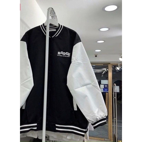 ✨ Áo khoác bomber Badge ✨ Áo bomber nam nữ chất nỉ form rộng cực đẹp ✨