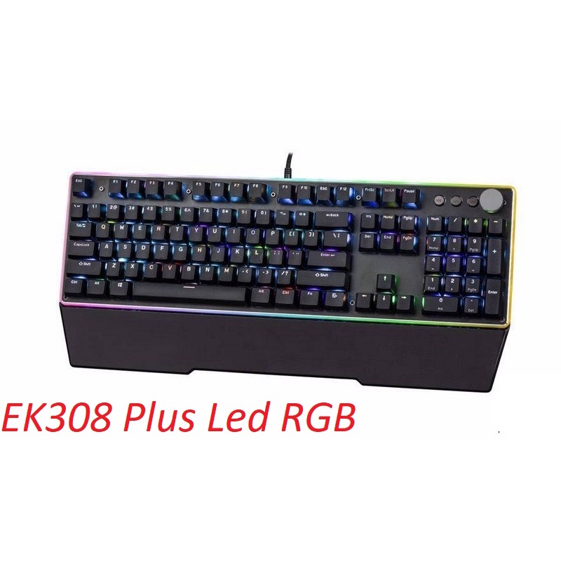 Bàn phím cơ E-DRA EK308 led RGB - Chống nước tuyệt đối - Led Viền RGB - BH 24 tháng