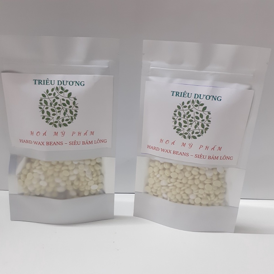 (Tặng que lấy sáp) 200gr Sáp siêu bám lông cao cấp Triêu Dương, túi zip nhựa bao bì tráng bạc