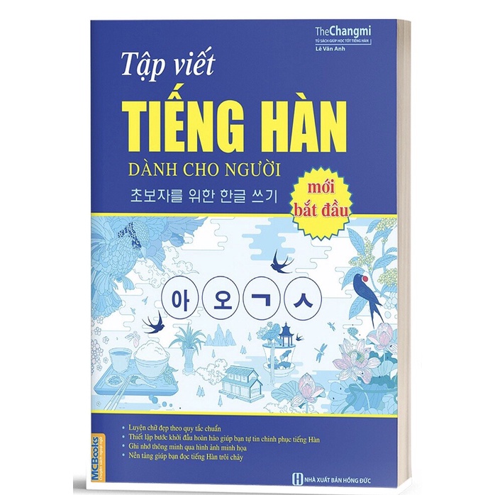 Sách - Tập Viết Tiếng Hàn Dành Cho Người Mới Bắt Đầu - MCBooks