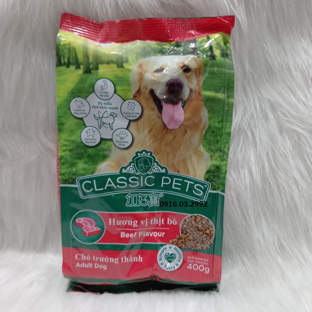 Thức ăn cho chó Classic pet 400gr