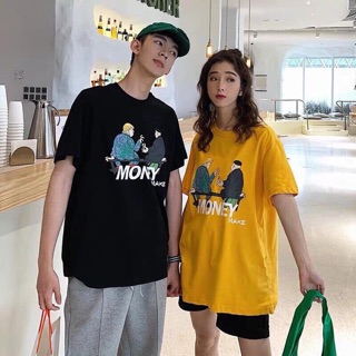 Áo phông phom rộng money 1 áo