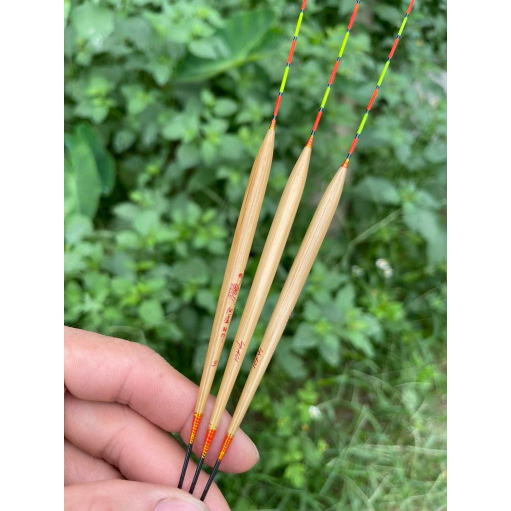 Phao câu đài, phao câu đơn phao cỏ lau chuyên rô phi tải chì từ 1.1g đến 2.0g