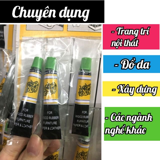 [Tuýp 10g] Keo dán con voi Kuut dán giày dép, gỗ, nhựa, cao su và ron xe