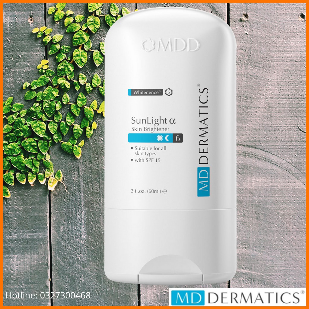 Chai số 6: Kem Dưỡng Da Chống Nắng MD Dermatics SunLight Essence with SPF15