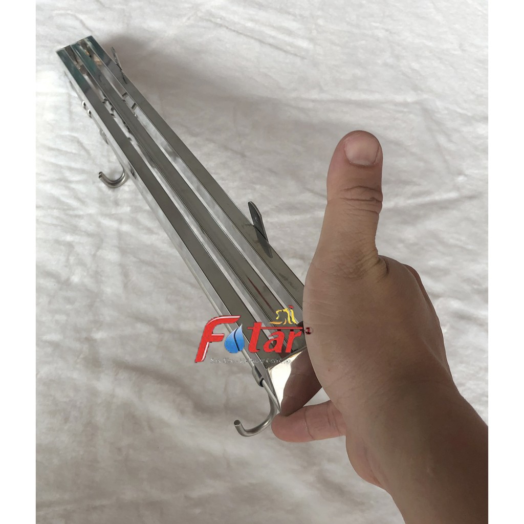 [ĐẢM BẢO 100% INOX 304] Kệ Máng Thanh Cài dao kéo treo thớt treo xoong gắn tường INOX 304 HÀNG ĐẶT XƯỞNG