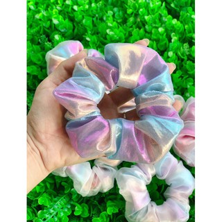 [Siêu rẻ] SCRUNCHIES phản quang cầu vồng