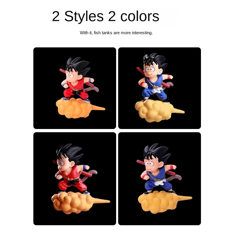 Mô Hình Nhân Vật Son Goku Trong Dragon Ball Z Trang Trí Bể Cá
