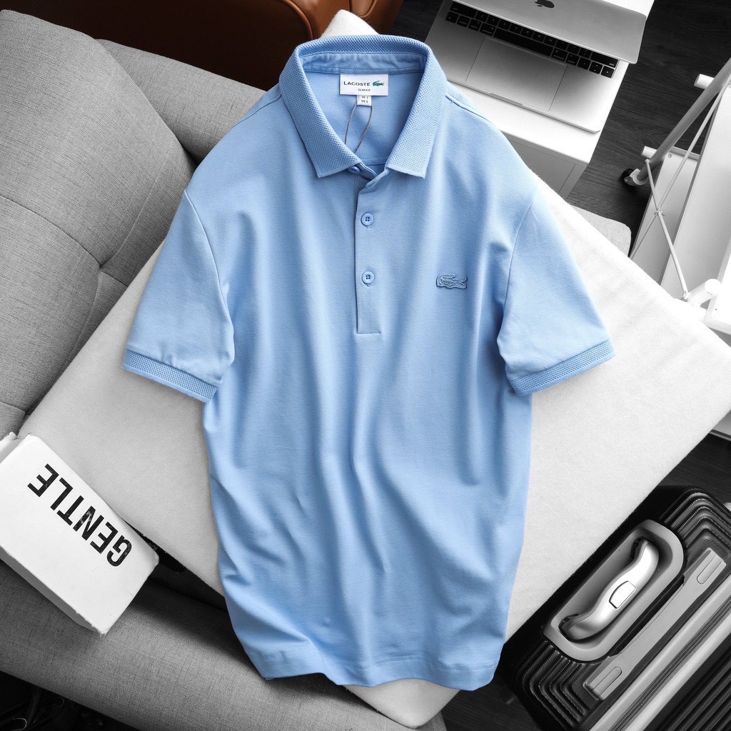 [Mã SRBACK010912 hoàn 20K xu đơn 50K] Áo thun polo nam đẹp có cổ cao cấp nhiều màu tay ngắn chất cotton JESBRAND LACJ1 | BigBuy360 - bigbuy360.vn