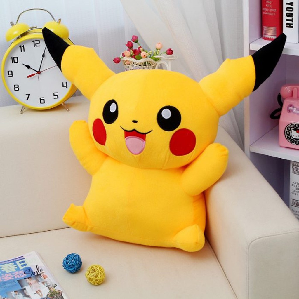 GẤU BÔNG PIKACHU GIƠ TAY (15CM ---&gt; 75CM)