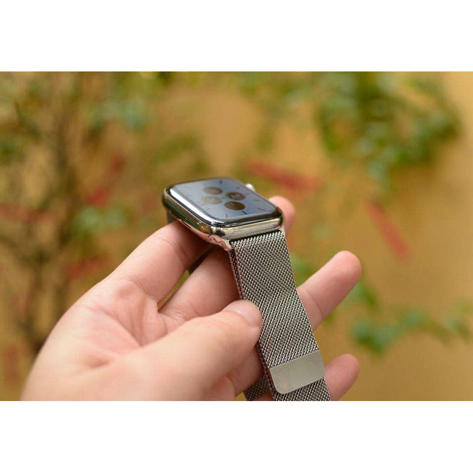 [CHÍNH HÃNG] Dây đeo Apple Watch Milanese thép không gỉ size 38mm-40mm-42mm-44mm (5 màu thời thượng)