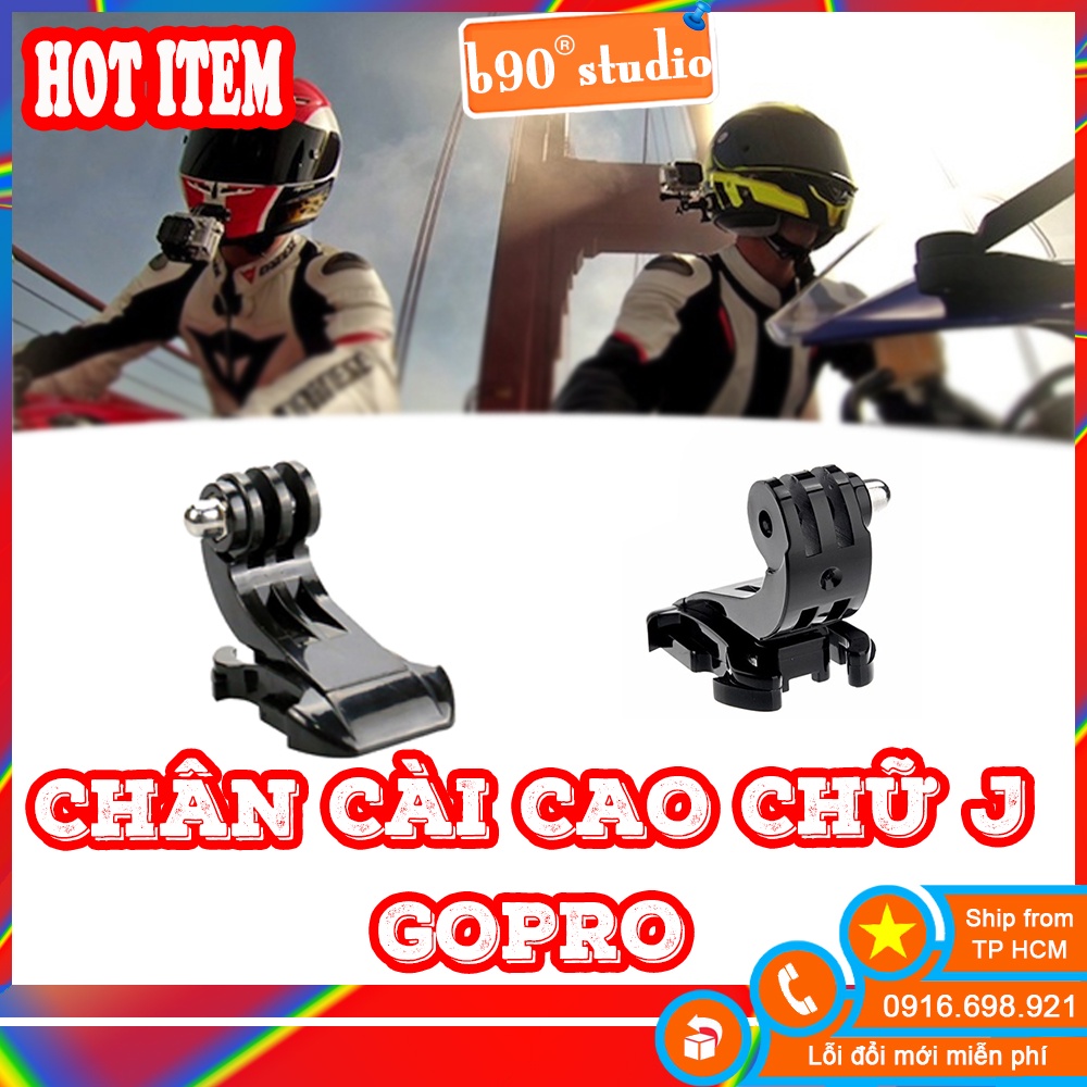 GIÁ SỈ  Phụ Kiện Chân Cài Cao chữ J Cho GoPro, Sjcam, Yi Action, Osmo Action