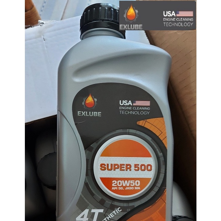 [NGẬP TRÀN ƯU ĐÃI]Nhớt Super 500 20W50, nhớt Super 500-total 20w50 nhớt cao cấp cho xe máy cũ chai 0.8/1L lít