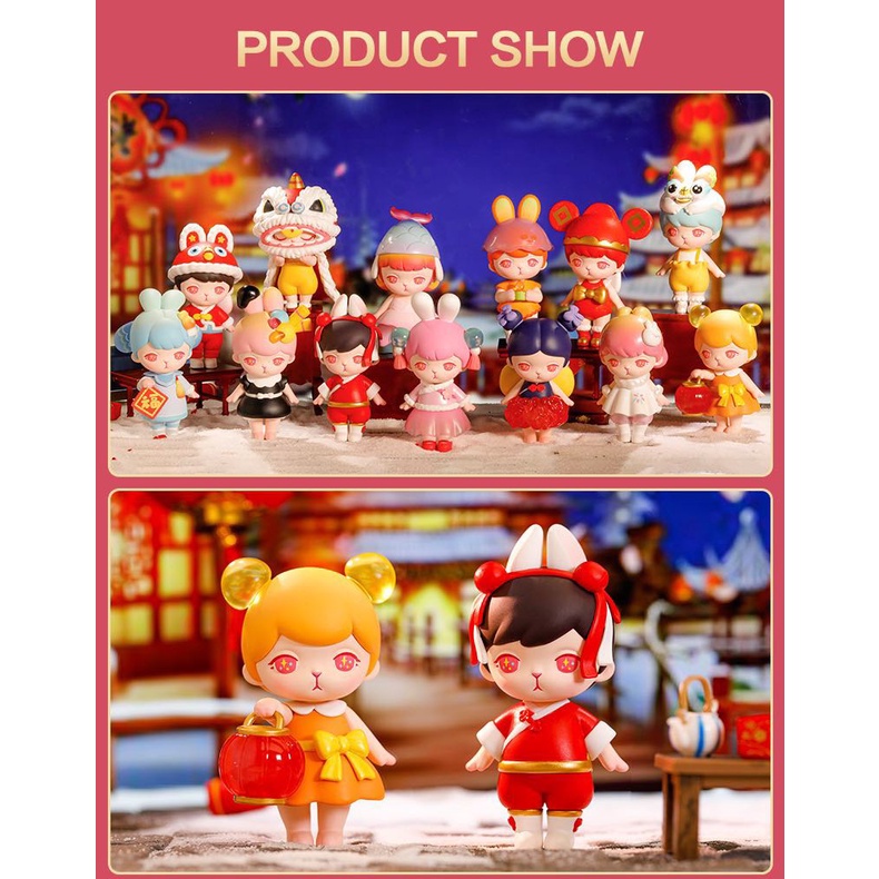 Popmart BUNNY Chúc Mừng Dòng New Jubilee