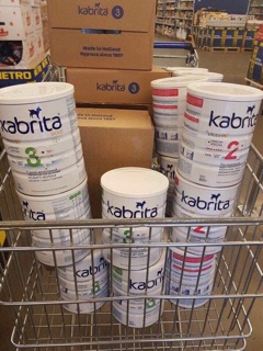 [ AIR+ BILL] Sữa Dê Kabrita Nga Số 1,2,3 800g