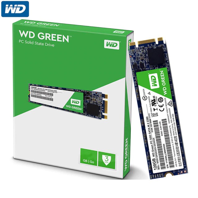 Ổ cứng SSD WD Green WDS120G2G0A 120GB M2 - Bảo hành chính hãng 36 tháng