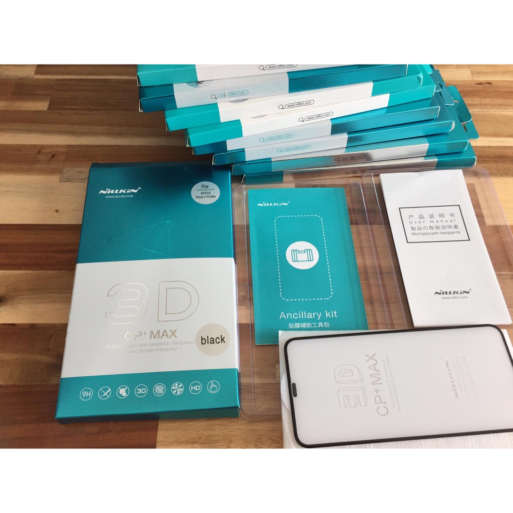 Cường lực full màn hình cao cấp cho ip 11 pro max / xs max thương hiệu Nillkin