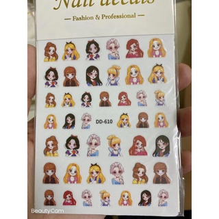 Stiker trang tri nail 610