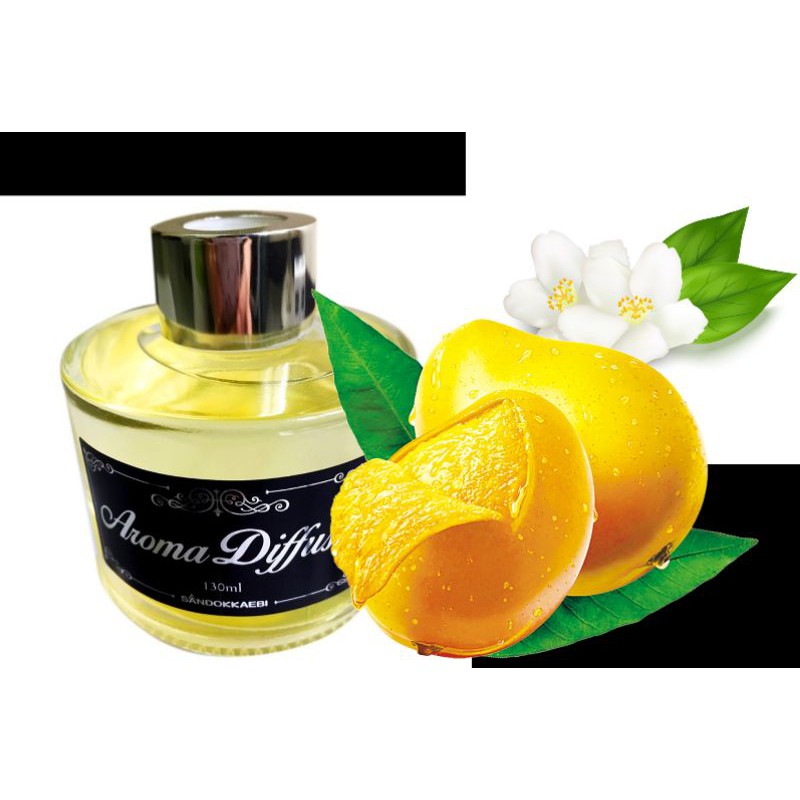 [CHÍNH HÃNG] Tinh dầu làm thơm phòng♥️FREESHIP♥️ Aroma Diffuser Hàn Quốc 130ml Hương Mango & Jasmine-NHẬP KHẨU ĐỘC QUYỀN