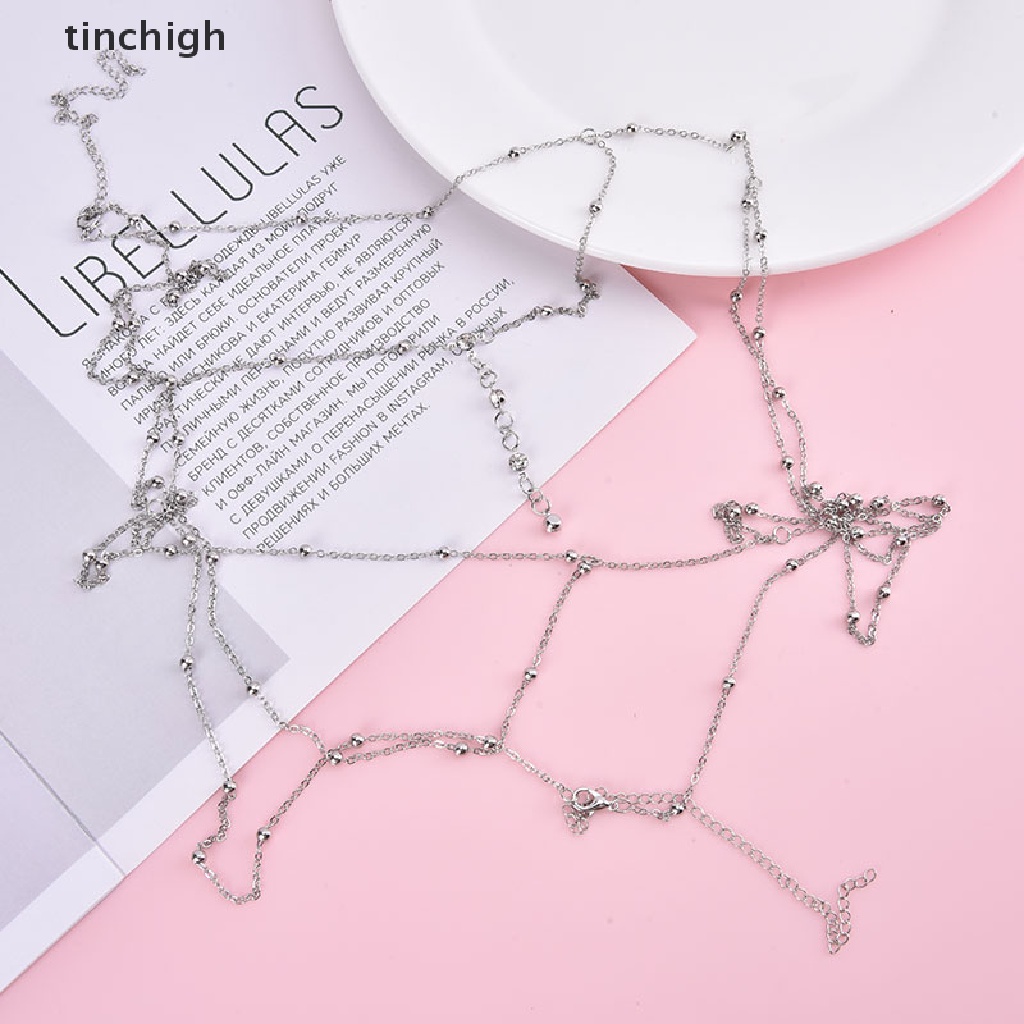 [TICHIG] Bikini Mắt Xích Kim Loại Rỗng Phong Cách Quyến Rũ Cho Nữ