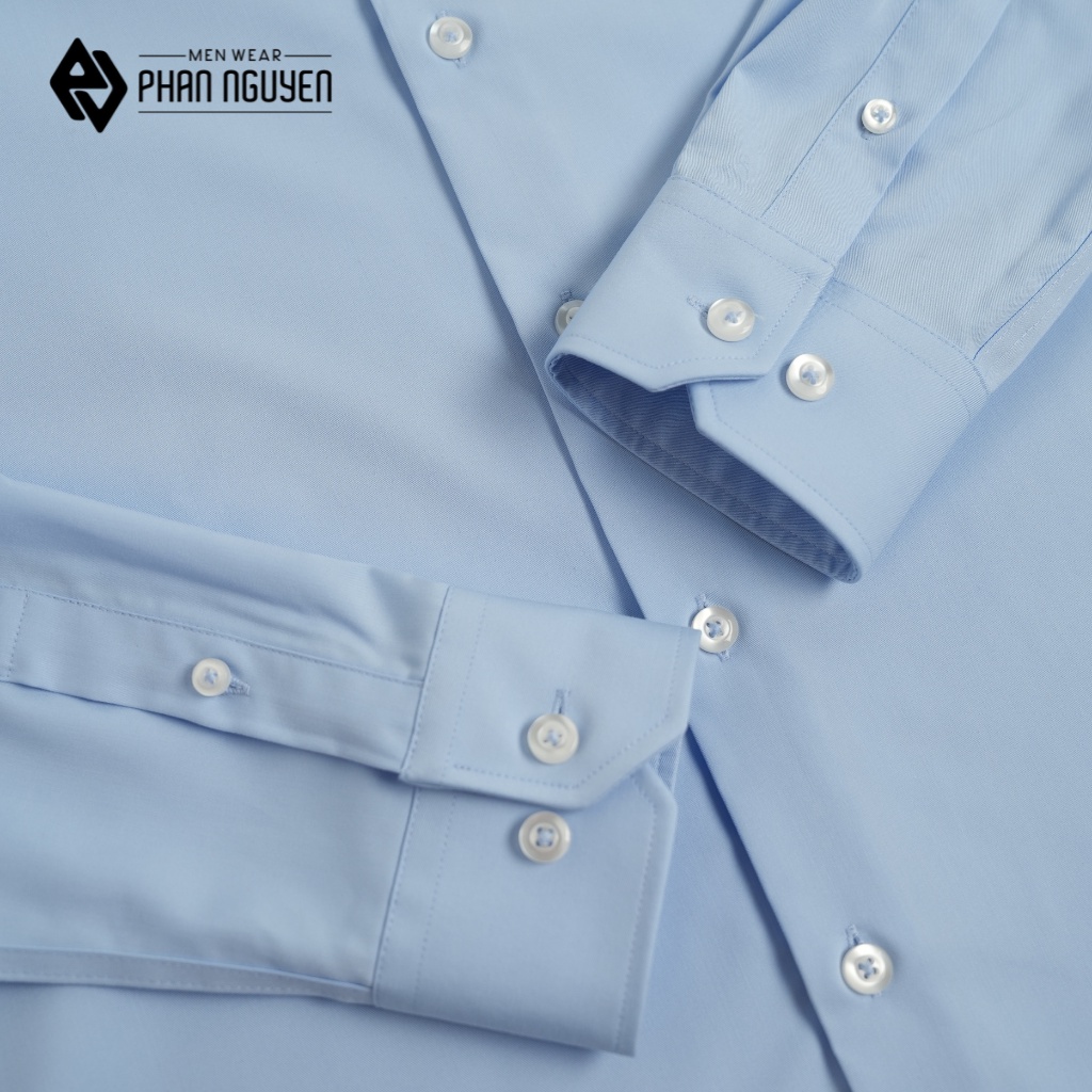 Áo sơ mi nam dài tay basic Phan Nguyễn chất vải cao cấp thoáng mát, thiết kế đơn giản, thời thượng SMD.1170