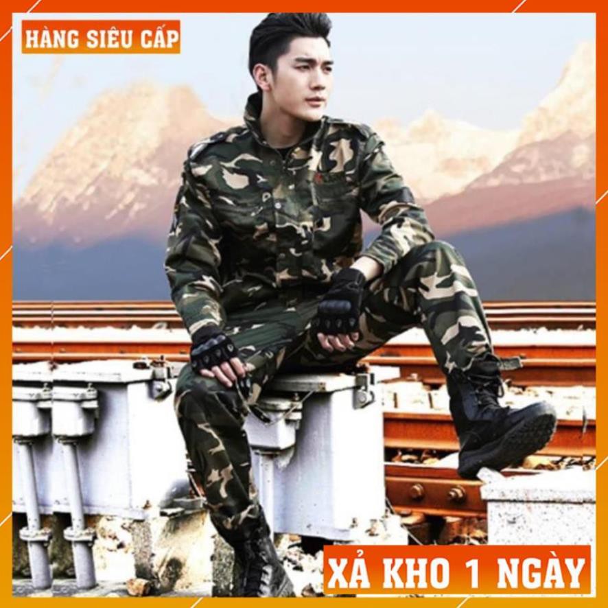 [FreeShip – Xả Kho 1 Ngày]  Quần Áo Lính Mỹ US ARMY - Quần Túi Hộp Nam Giá Rẻ Kiểu Lính-  Áo Lính Mỹ