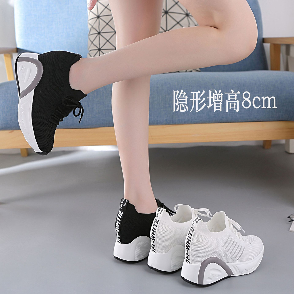 Giày Thể Thao Cao Gót Tăng Chiều Cao Phong Cách Hàn Quốc Thời Trang Mùa Hè Mới Cho Nữ 2021 | BigBuy360 - bigbuy360.vn