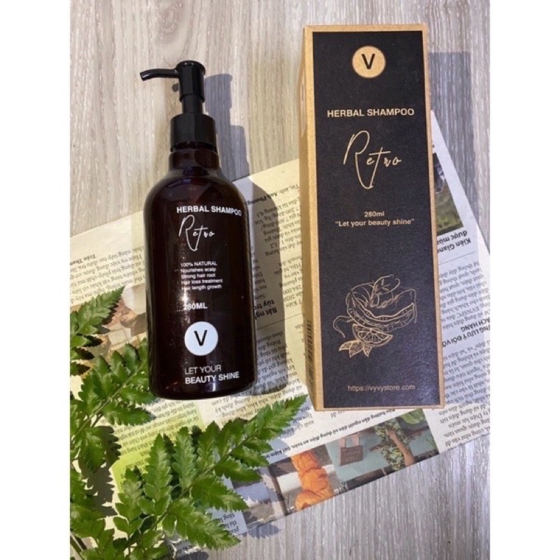 DẦU GỘI BỒ KẾT RETRO GIẢM BẾT DẦU NGĂN GÀU NGỨA VYVYHAIRCARE 280ML