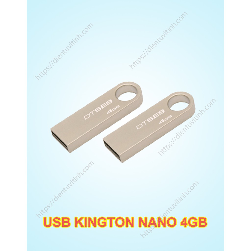 USB Kingston Nano 4GB DTSE9 Móc Khóa