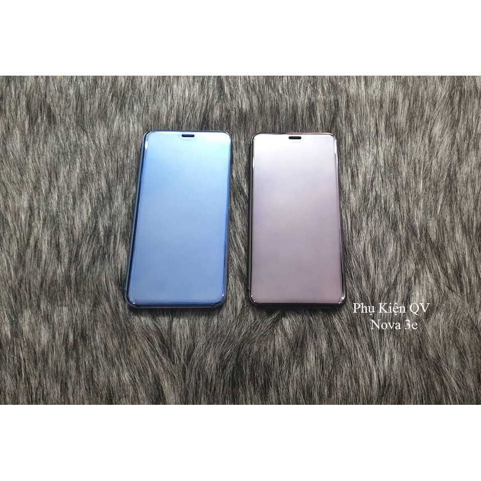 Bao Da Clear View Cover Standing Huawei Nova 3e